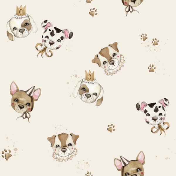 Puppies 25x25 Cream